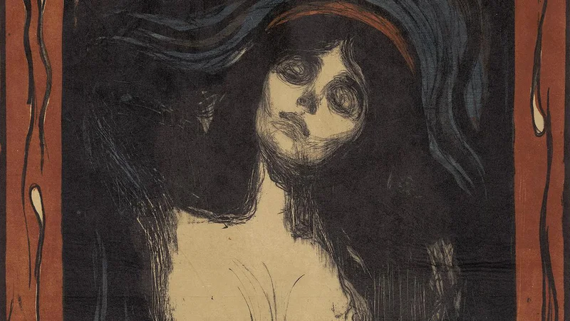 Fotografija: Edvard Munch: Madona, 1895/1902 FOTO: Albertina, Wien