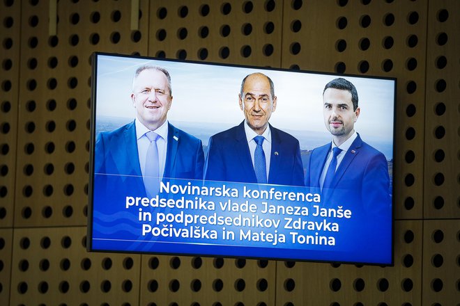 Desnosredinska vlada s SDS je prioriteta za Mateja Tonina, Zdravko Počivalšek pa pravi, da bodo sodelovali z vsemi, ki gledajo naprej. FOTO: Jože Suhadolnik/Delo

