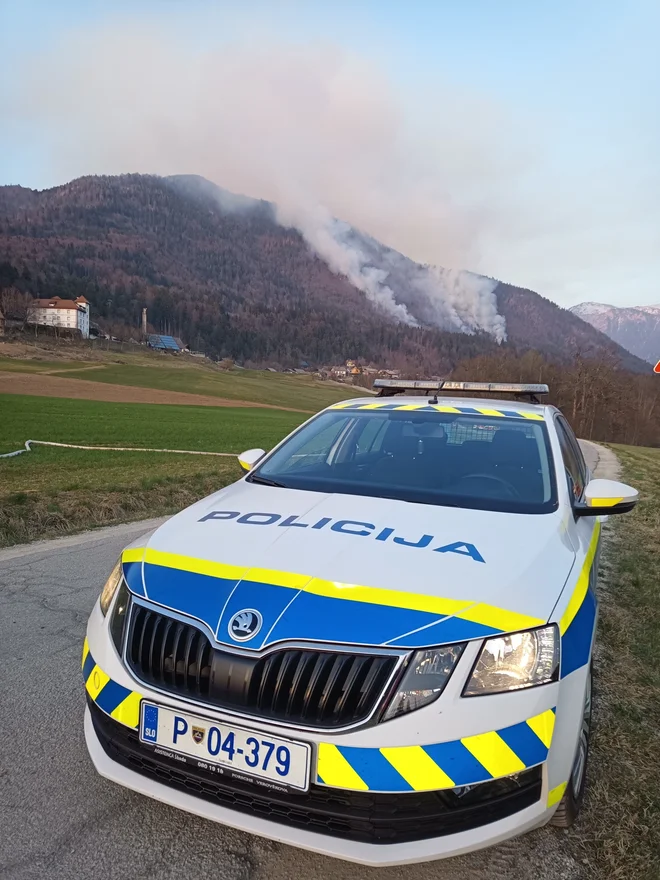 Ogromno število gasilcev se bori s požarom, ki divija v naravi. FOTO: B. F.
