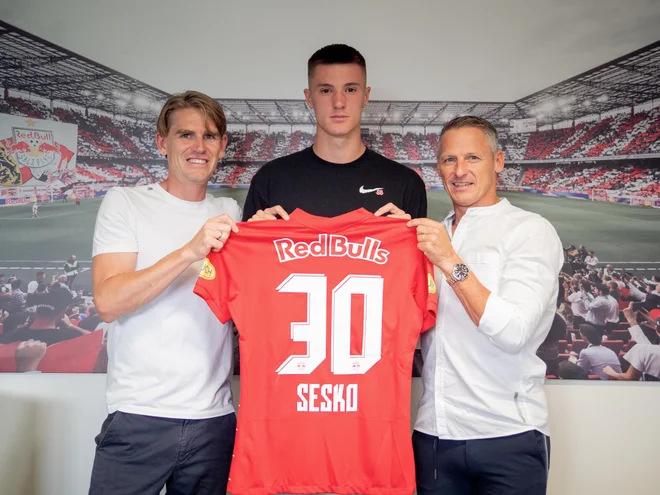 Benjamin Šeško je v Salzburg prišel leta 2019. FOTO: FC Red Bull Salzburg
