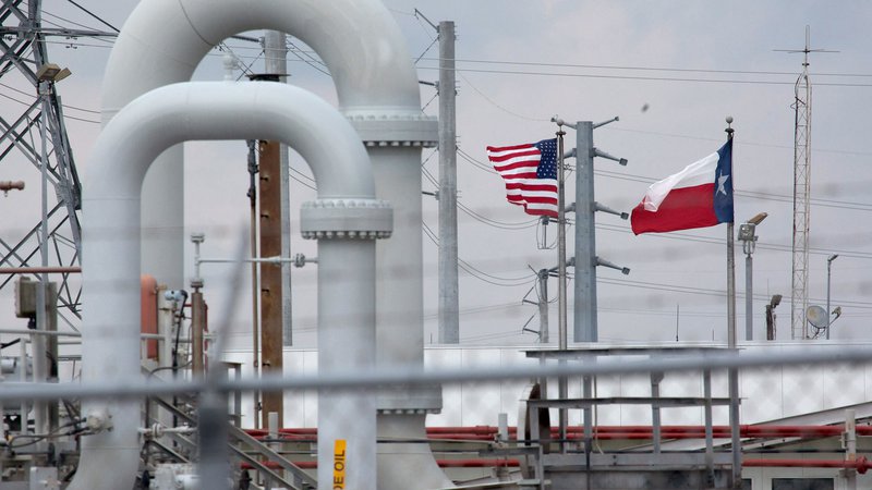 Fotografija: ZDA so napovedale sprostitev nafte iz strateških rezerv. Fotografija je iz takega skladišča v mestu Freeport v Teksasu. FOTO: Richard Carson/Reuters
