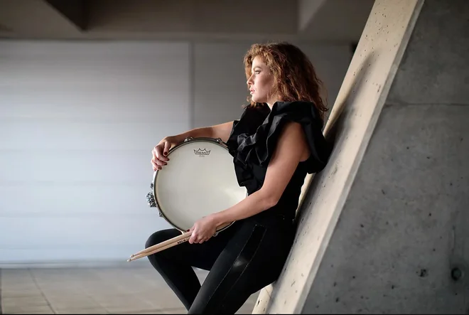 Svet filmske glasbe je res neverjeten, pravi Aleksandra Šuklar. FOTO: Stefan Panfili
