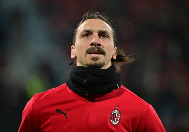 Zlatan Ibrahimović je z AC Milanom na prvem mestu v italijanski serie A. FOTO: Alberto Lingria/Reuters
