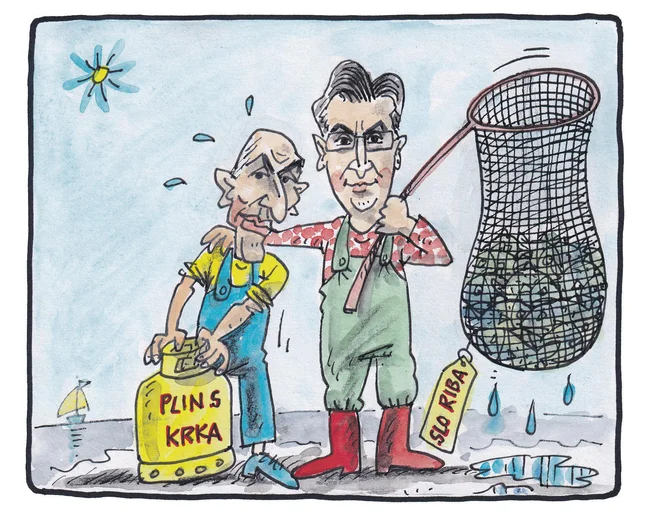 Popravljena karikatura Foto Marko Koren Delo
