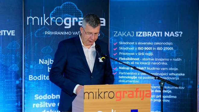 Boštjan Gaberc, direktor Mikrografije FOTO: Mikrografija
