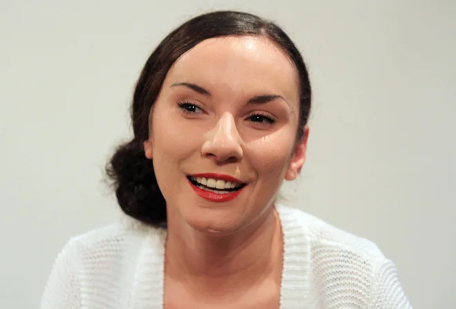 Dijana Matković je marsikomu s to knjigo dala glas, ki je glas poguma. FOTO:&nbsp;Jože Suhadolnik&nbsp;
