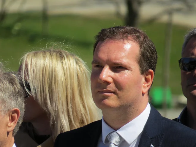 Slovenci smo do razvitja zastave in njene uporabe precej zadržani, meni Aleksander Hribovšek, predsednik društva Heraldica Slovenica. FOTO: Bojan Rajšek/Delo
