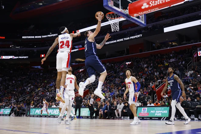 Luka Dončić je bil najboljši strelec tekme. FOTO: Rick Osentoski/ USA&nbsp;Today Sports
