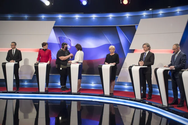 Nastopi kandidatov na predvolilnih soočenjih so pomemben dejavnik pri volilni odločitvi za 62 odstotkov anketiranih, kažejo izsledki Mediane. FOTO: Jure Eržen/Delo