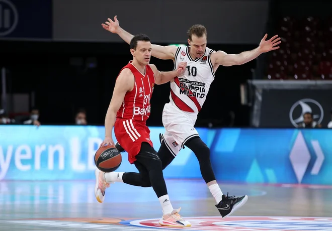 Žan Mark Šiško bo z Bayernom nastopil v izločilnih bojih. FOTO:&nbsp;Euroleague.net

