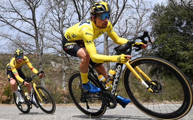 Danes bo na sporedu zadnja etapa 61. dirke po Baskiji od Eibarja do Arrateja v dolžini 135,7 km. Lani je prav ta etapa Primožu Rogliču. FOTO: Franck Fife/AFP
