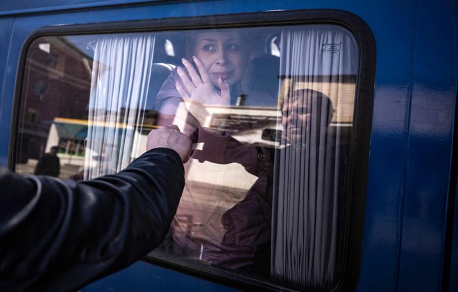 V napadu na postajo v Kramatorsku je umrlo 52 oseb. FOTO: Fadel Senna/AFP
