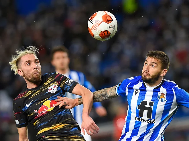 Kevin Kampl bo z Leipzigom gostoval pri Iličićevi Atalanti.&nbsp;FOTO:&nbsp;Ander Gillenea/AFP
