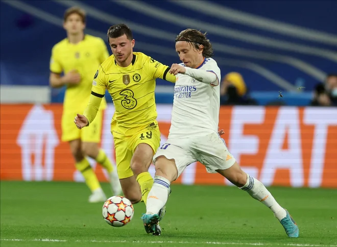 Luka Modrić se je izkazal z imenitno podajo. FOTO: Paul Childs/Reuters
