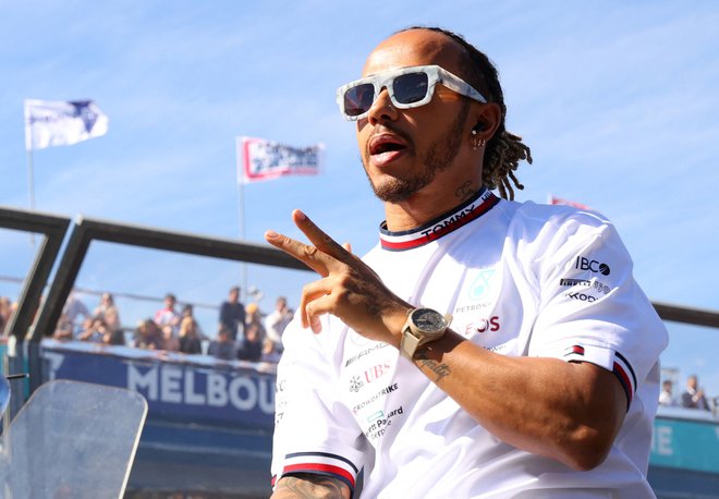 Lewis Hamilton ne bo upošteval pravila FIA. FOTO: Martin Keep/Reuters
