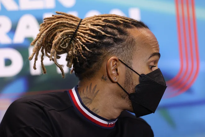 Lewis Hamilton je čustveno navezan na uhane. FOTO:&nbsp;Loren Elliott/Reuters
