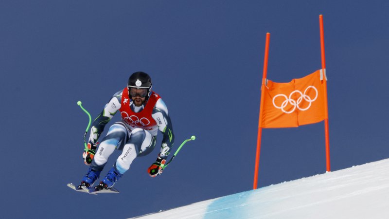 Fotografija: Boštjan Kline je letos nastopil tudi na olimpijskih igrah v Pekingu. FOTO: Christian Hartmann/Reuters
