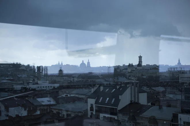 Novo jutro v Lvovu. FOTO: Jure Eržen/Delo