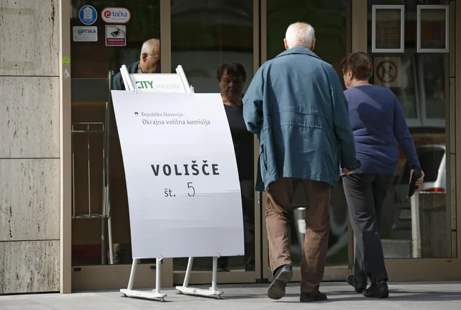 Glasovanje na evropskih volitvah leta 2019. FOTO: Matej Družnik/Delo

