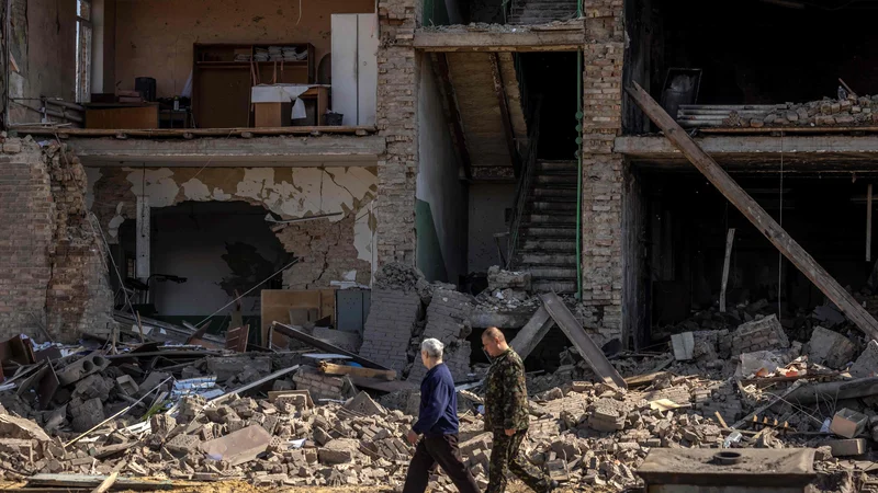 Fotografija: Moskva je zagrozila s stopnjevanjme napadov na Kijev. FOTO: Fadel Senna/AFP