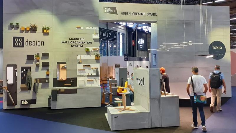 Predstavitev slovenskega gospodarstva na sejmu Maison&amp;Objet 2021. Foto: SPIRT Slovenija, javna agencija&nbsp;
