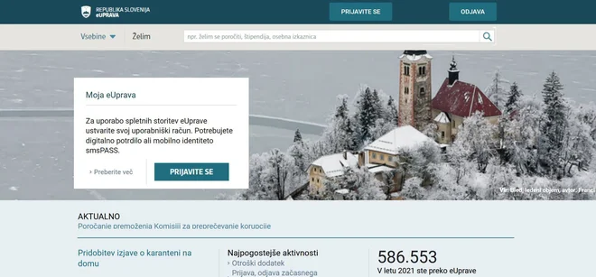 Lažna spletna stran je zelo podobna izvirni. FOTO: Zajem zaslona
