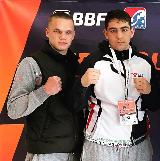 Luka Rašić in Djelon Januzaj sta branila slovenske barve na mladinskem evropskem prvenstvu v Sofiji. FOTO: BZS
