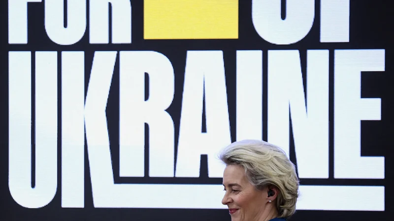 Fotografija: Po podatkih predsednice evropske komisije Ursule von der Leyen je 700 ruskih letal izgubilo licenco. FOTO: Kacper Pempel/Reuters