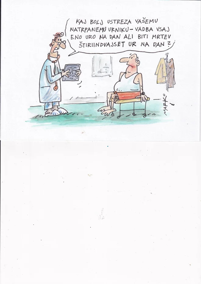 Karikatura: Marko Kočevar
