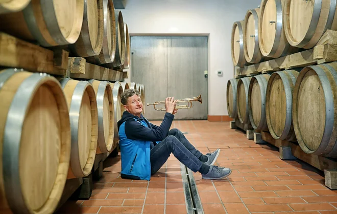 Danilo Steyer vinu zaigra takrat, ko ga ta pokliče. FOTO: Blaž Samec/Delo
