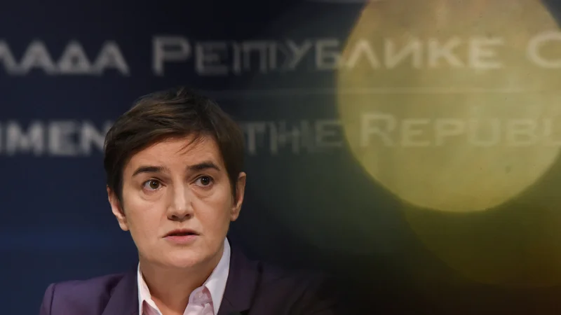 Fotografija: Predsednica vlade Ana Brnabić je zatrdila, da Srbija ne pripravlja sankcij proti Rusiji. Foto Zorana Jevtić/Reuters