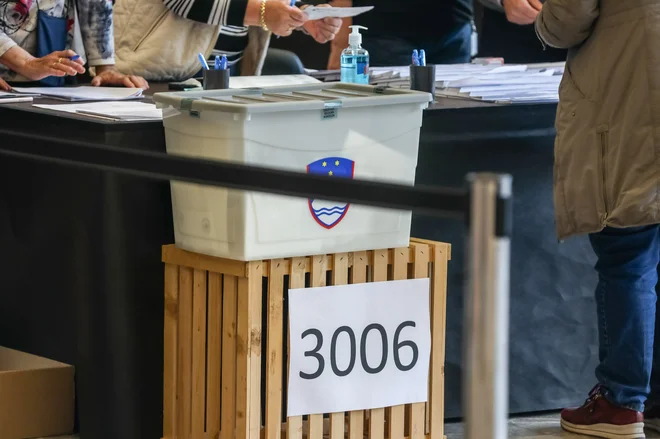 Okrajne volilne komisije poročajo o občutno višji udeležbi na predčasnih volitvah, kot pred štirimi leti. FOTO: Črt Piksi/Delo
