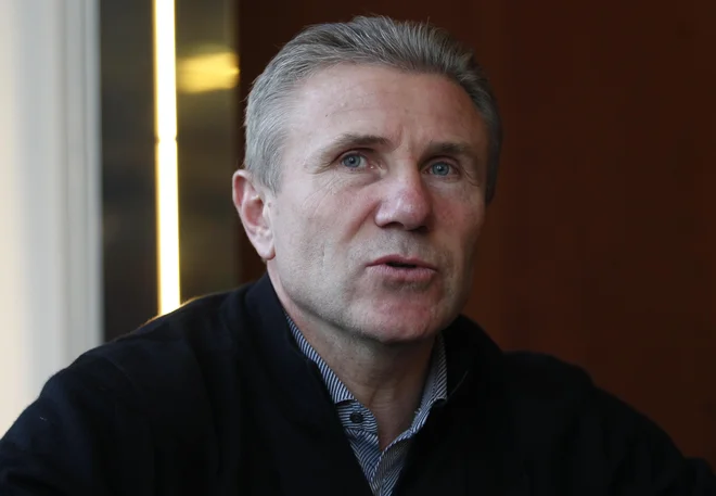 Srce ukrajinske športne legende Sergeja Bubke je strto. FOTO: Tomi Lombar
