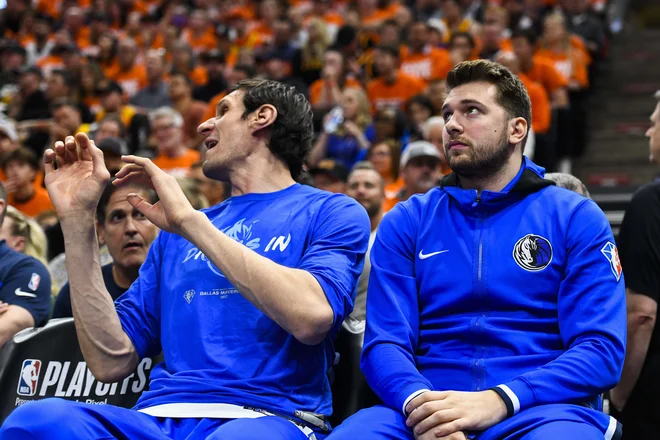 Dončić bo morda nastopil že jutri zvečer (22.30). FOTO: Alex Goodlett/AFP

