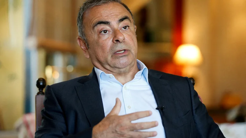 Fotografija: Od svojega pobega v Libanon je dal Carlos Ghosn intervjuje za različne medije, objavil več knjig, o njem so snemali televizijske serije in dokumentarce. FOTO: Mohamed Azakir/Reuters