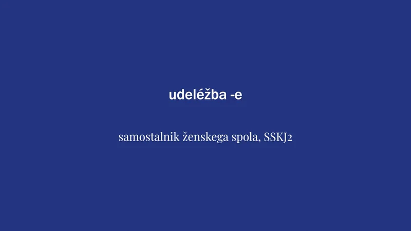 Fotografija: Beseda tedna je udeležba. FOTO: Delo