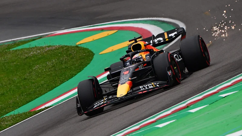 Max Verstappen med današnjimi kvalifikacijami. FOTO: Miguel Medina/AFP