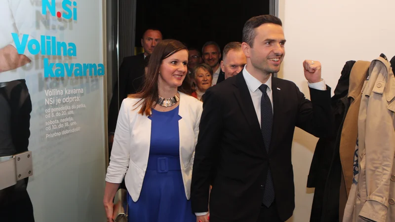 Fotografija: Matej Tonin napoveduje, da bodo konstruktivna opozicija. FOTO: Marko Feist/Delo