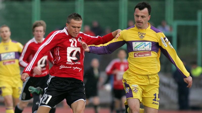 Fotografija: Suad Fileković (desno) je najboljša nogometna leta preživel v Mariboru, ki je tudi po koncu kariere njegov dom. FOTO: Roman Šipić