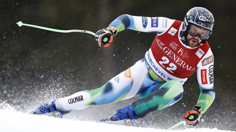 Fotografija: Boštjan Kline okreva po operaciji noge. FOTO: Christian Hartmann/Reuters