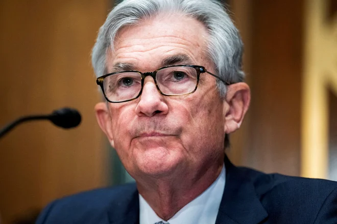 Predsednik Federal Reserve Jerome Powell. FOTO: Tom Williams/Pool via Reuters
