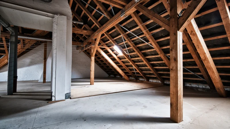Fotografija: Prazno podstrešje. FOTO: Nils Z, Shutterstock