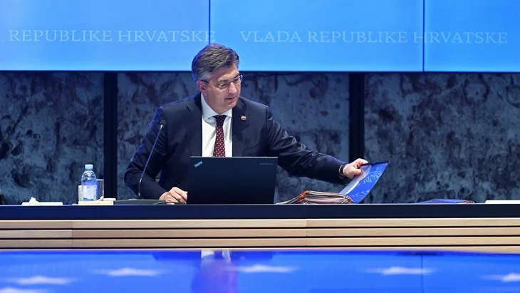 Fotografija: Andrej Plenković je premier z najdaljšim stažem na Hrvaškem. FOTO: Vesna Pandžić/Cropix