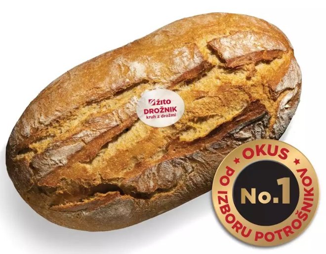 Najboljši kruh z drožmi po mnenju potrošnikov. FOTO: Žito
