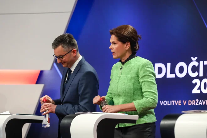 Robert Golob naj bi Marjanu Šarcu ponudil vodenje ministrstva za regionalni razvoj, Alenki Bratušek pa ministrstva za medgeneracijsko solidarnost. FOTO: Črt Piksi/Delo
