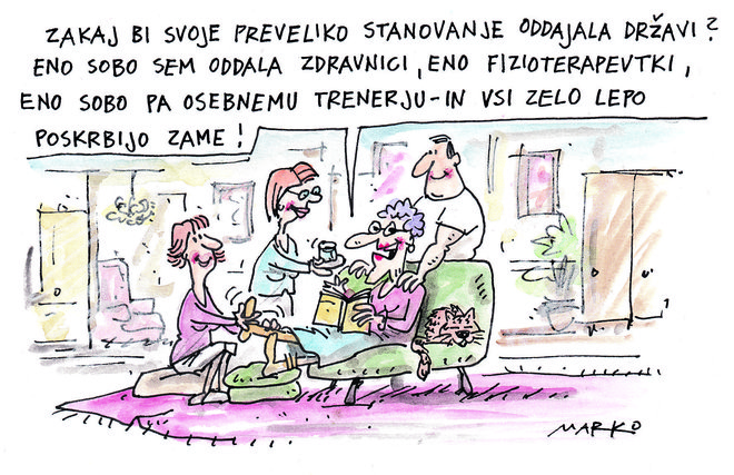 Karikatura: Marko Kočevar
