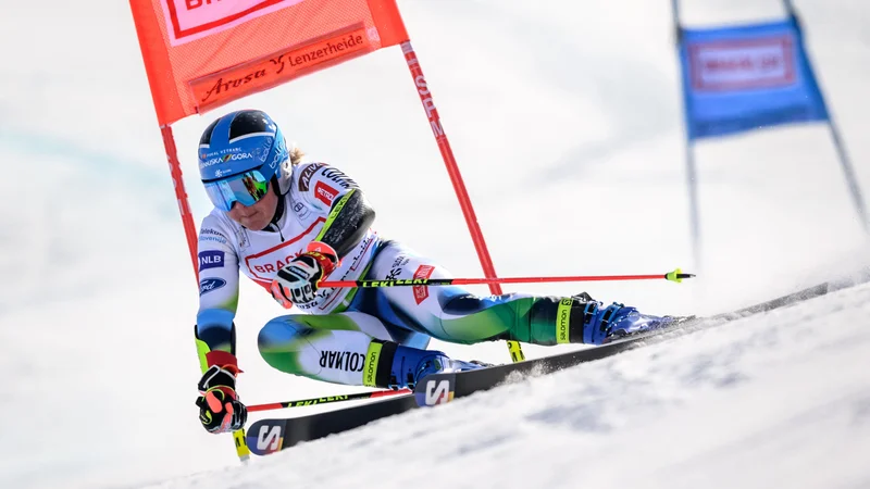 Fotografija: Meta Hrovat bo v prihodnje vadila pod vodstvom Denisa Šteharnika. FOTO: Fabrice Coffrini/AFP