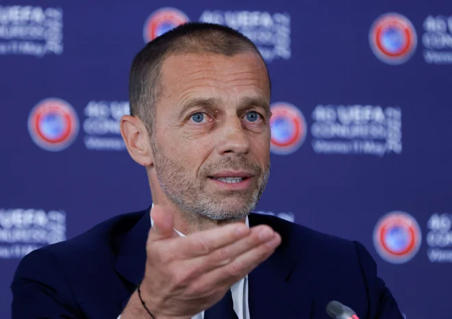 Aleksander Čeferin odločno vztraja na svoji poti. FOTO: Leonhard Foeger/Reuters
