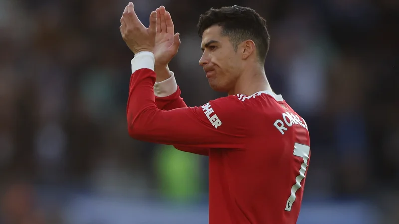 Fotografija: Kljub slabi sezoni Manchester Uniteda je Cristiano Ronaldo (na fotografiji) spet dosgel vse prej kot povprečnih 24 golov v vseh tekmovanjih. FOTO: Ian Walton/Reuters