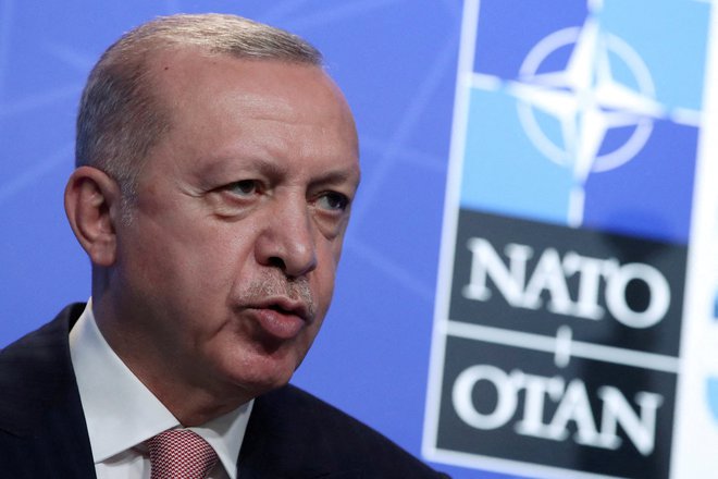 Turški predsednik Erdogan FOTO: Yves Herman/Reuters

